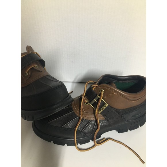 Polo Ralph Lauren Dover II Leather Duck Boots Size 11.5